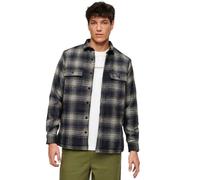 Superdry Surchemise Miller – laine zippée à carreaux, doublure polaire – Bleu S Homme