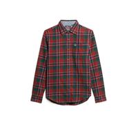 Superdry Chemise vert / rouge, Taille M