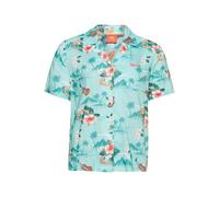 Superdry Chemisier turquoise / aqua / orange / rouge / blanc, Taille S