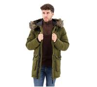 Superdry Chinéok Parka 2.0, Kaki, Homme S