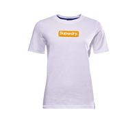Superdry CL Workwear Tee T-Shirt, Blanc Brillant, L Femme