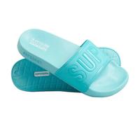 Claquettes de piscine vÃ©ganes femme Superdry Code Core Bleu S