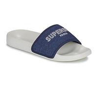 Superdry Claquettes Rhinestone Luxe Blanc/Bleu Femme Taille EU 38-39