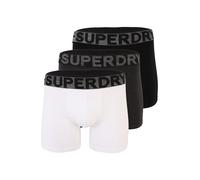 Superdry M3110476a Boxers 3 Units Blanc,Noir M Homme