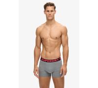 Superdry & Co Boxers bleu / gris chiné / citron vert / rouge, Taille S