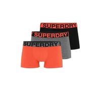 Superdry & Co Boxers gris chiné / mandarine / noir, Taille M