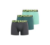 Superdry M3110452c Boxers 3 Units Vert,Gris S Homme