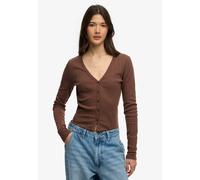 Superdry & Co Cardigan 'Athletic Essential' marron châtaigne, Taille L