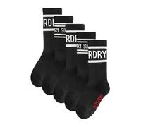 Superdry & Co Chaussettes rouge / noir / blanc, Taille 26,5-30,5