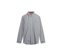 Superdry Classic Oxford Long Sleeve Shirt Gris L Homme
