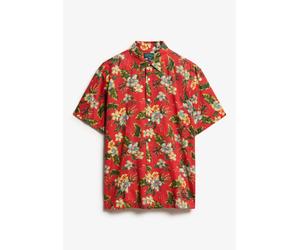 Superdry & Co Chemise azur / jaune clair / vert foncé / rouge vif, Taille M