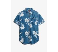 Superdry Vintage Loom Short Sleeve Shirt Bleu XL Homme