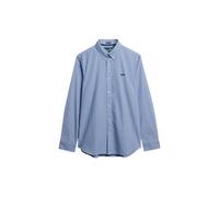 Superdry Essentials Tailored Lite Long Sleeve Shirt Bleu 2XL Homme