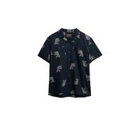 Superdry Beach Short Sleeve Shirt Bleu M Homme