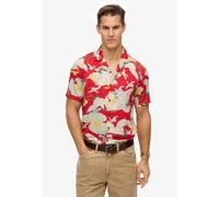 Superdry & Co Chemise 'Hawaii' jaune / gris / rouge / blanc cassé, Taille L