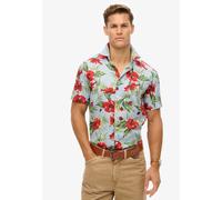 Superdry & Co Chemise 'Hawaiian' bleu clair / vert clair / rouge / bourgogne, Taille S