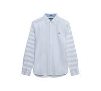 Superdry Preppy Oxford Long Sleeve Shirt Blanc L Homme