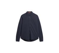 Superdry Vintage Destroy Pique Long Sleeve Shirt Bleu 2XL Homme
