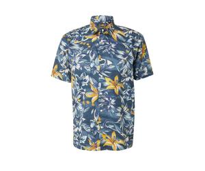 Superdry & Co Chemise saphir / bleu clair / miel / blanc, Taille L