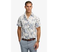 Superdry Vintage Loom Short Sleeve Shirt Blanc M Homme