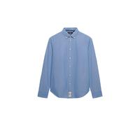 Superdry Slim Oxford Long Sleeve Shirt Bleu M Femme