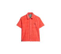 Superdry Chemise Country Club éponge manches courtes Orange Taille L Femme