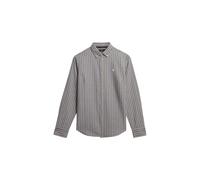 Superdry & Co Chemisier 'Oxford' jaune / gris foncé, Taille XL