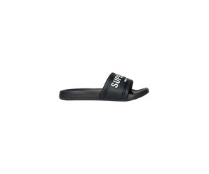 Superdry & Co Claquettes / Tongs 'City Luxe' noir / blanc, Taille 38-39