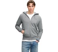 Superdry & Co Essential Logo Sweat à capuche zippé, gris, Taille XL