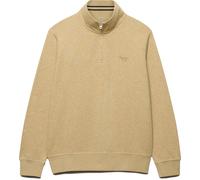 Superdry & Co Essential Serif Logo Sweat à demi-fermeture éclair, beige, Taille 3XL