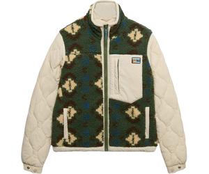 Superdry & Co Fleece Onion Quilt Veste hybride pour dames, Vert/kaki, Taille M