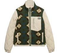 Superdry & Co Fleece Onion Quilt Veste hybride, Vert/kaki, Taille 14