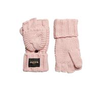 Gants maille torsadÃ©e femme Superdry Rose TU