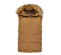 Superdry Vintage Everest Faux Fur Vest Marron L Femme