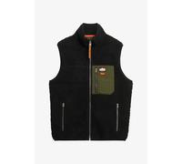 Superdry & Co Gilet olive / orange / noir / blanc, Taille XL