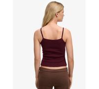 Superdry & Co Haut 'Athletic Essentials' lie de vin / blanc, Taille XS-S