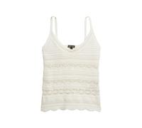 Superdry T-shirt sans manches W6012031a Blanc XS Femme
