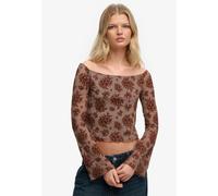Superdry & Co Haut marron / moka, Taille M