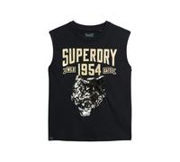 Superdry Embellish Archive Fitted Sleeveless T-shirt Noir S Femme