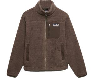 Superdry & Co Heritage Veste polaire pour dames, Marron, Taille M