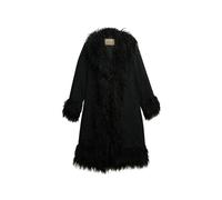 Superdry Long Afghan Coat Noir XS Femme