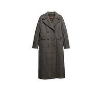 Superdry Double Breasted Wool Coat Gris M Femme