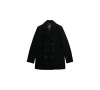 Superdry Double Breasted Pea Coat Noir S Femme