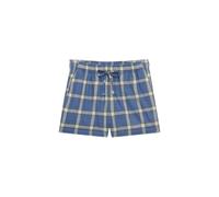 Superdry Check Elastic Shorts Bleu S Femme