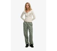 Superdry Check Elastic Dress Pants Vert XS Femme