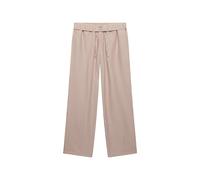 Superdry Cotton Stripe Elastic Pants Beige M Femme