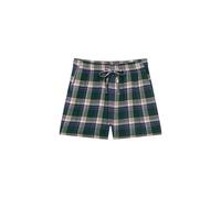 Superdry Check Elastic Shorts Vert M Femme