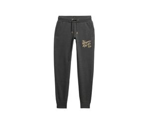Superdry & Co Pantalon 'LUXE' or / graphite, Taille 44