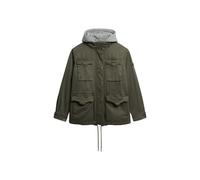 Superdry & Co Parka mi-saison gris chiné / kaki, Taille M