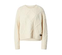 Superdry Chunky Cable High Neck Sweater Jaune M Femme